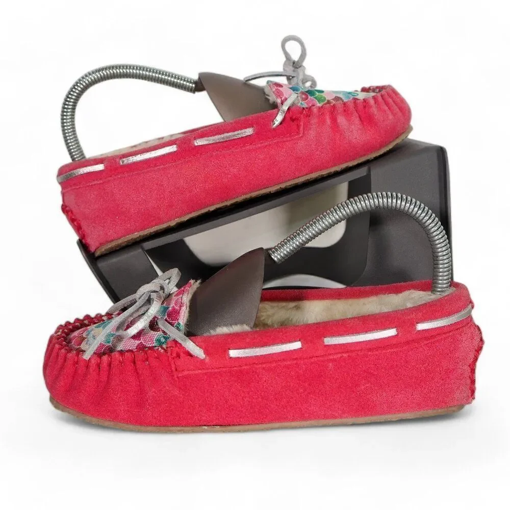 Minnetonka Cassie Slip-on Suede Moccasin Slippers 